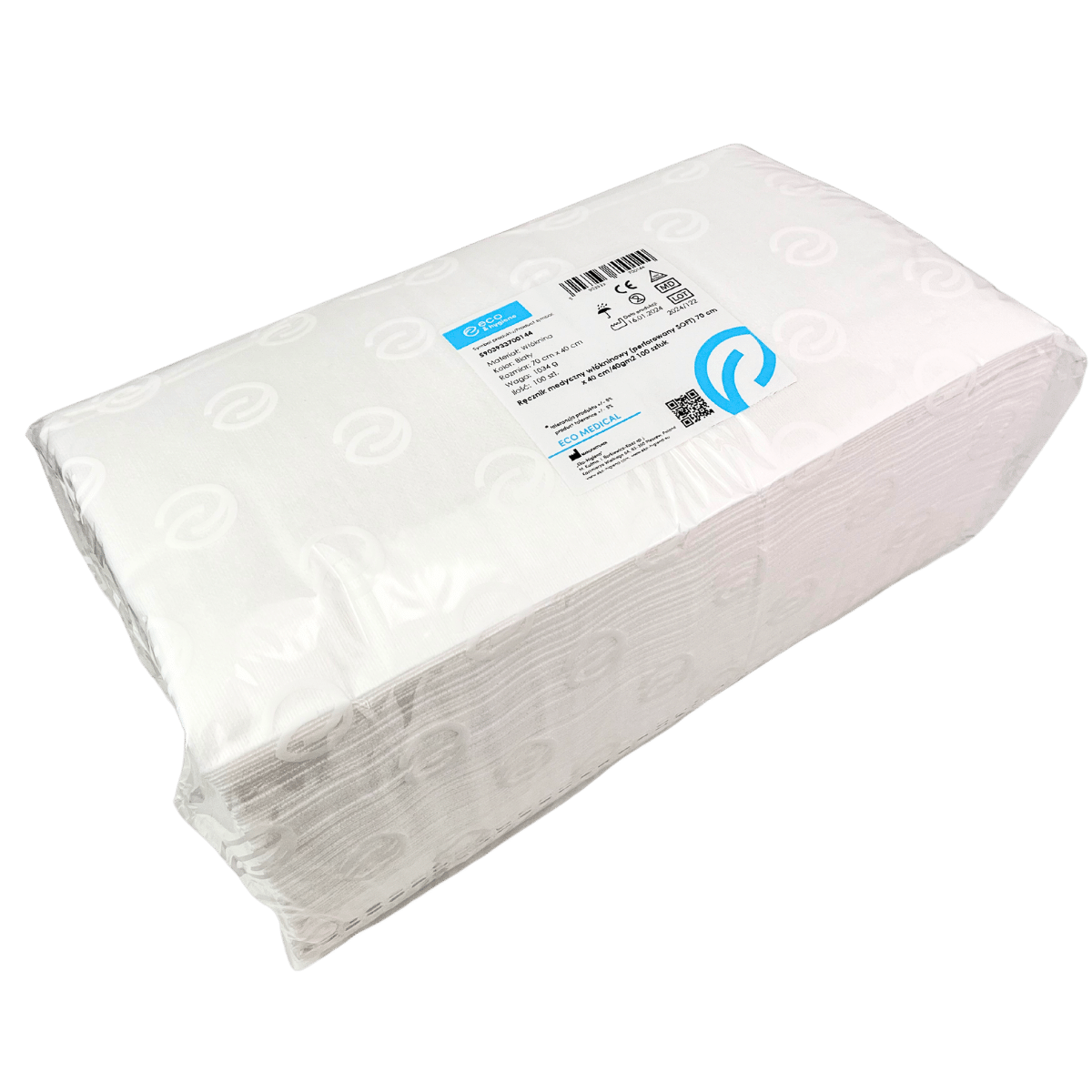 Recznik-wlokninowy-medyczny-70x40cm-perforowany-100szt.-Ekohigiena